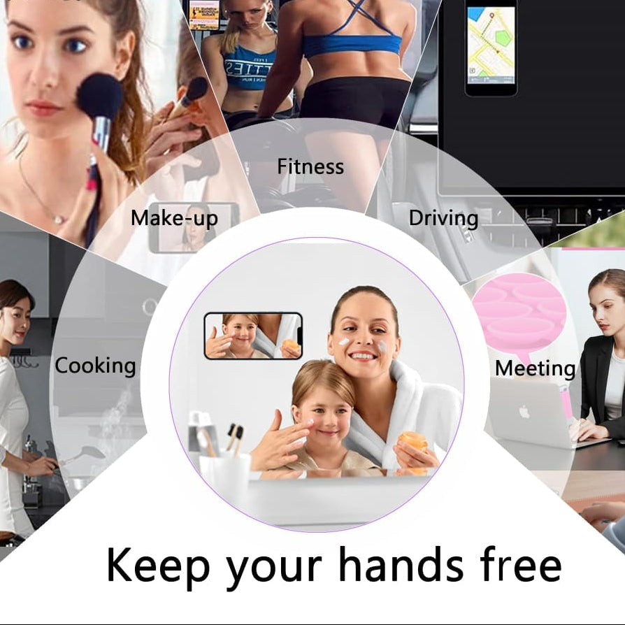 UNIVERSAL SUCTION PHONE MAT — STRONG GRIP WALL & BACK STICKER